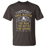 BBQ Grilling Pitmaster T Shirt Grill Master The Man The Myth The Legend - Wonder Print Shop