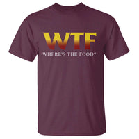 Funny BBQ Lover T Shirt WTF Where's The Food Grilling - Wonder Print Shop