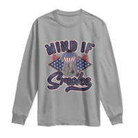 Funny BBQ Grilling Long Sleeve Shirt Mind If I Smoke Smoker