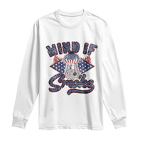 Funny BBQ Grilling Long Sleeve Shirt Mind If I Smoke Smoker