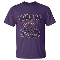 Funny BBQ Grilling T Shirt Mind If I Smoke Smoker - Wonder Print Shop