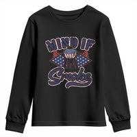 Funny BBQ Grilling Youth Sweatshirt Mind If I Smoke Smoker
