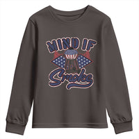Funny BBQ Grilling Youth Sweatshirt Mind If I Smoke Smoker