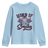 Funny BBQ Grilling Youth Sweatshirt Mind If I Smoke Smoker