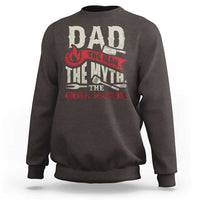 Funny BBQ Grilling Pitmaster Sweatshirt Dad The Man The Myth The Grill Master