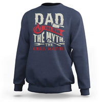 Funny BBQ Grilling Pitmaster Sweatshirt Dad The Man The Myth The Grill Master
