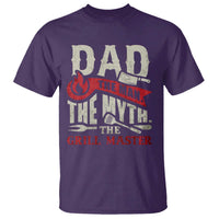 Funny BBQ Grilling Pitmaster T Shirt Dad The Man The Myth The Grill Master - Wonder Print Shop