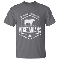 Funny Vegetarians My Food Shits On Your Food T Shirt - Wonder Print Shop