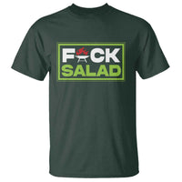 Funny BBQ Lover T Shirt Fxxk Salad Anti Vegan Jokes - Wonder Print Shop