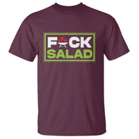 Funny BBQ Lover T Shirt Fxxk Salad Anti Vegan Jokes - Wonder Print Shop