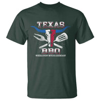 Texas BBQ Lover T Shirt Where Every Bite Is Legendary Texan Flag - Wonder Print Shop