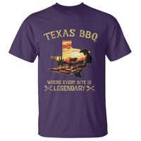 Texas BBQ Lover T Shirt Where Every Bite Is Legendary Cowboy Grilling Pitmaster - Wonder Print Shop