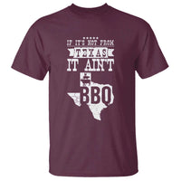 Texas BBQ Lover T Shirt If It's Not From Texas It Ain't BBQ - Wonder Print Shop