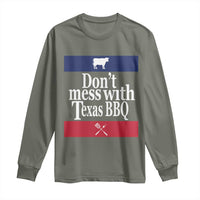 Don't Mess With Texas BBQ Long Sleeve Shirt