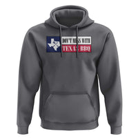 Don't Mess With Texas BBQ Hoodie Texan Flag Grilling Pitmaster
