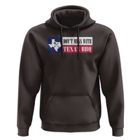Don't Mess With Texas BBQ Hoodie Texan Flag Grilling Pitmaster