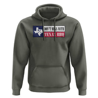 Don't Mess With Texas BBQ Hoodie Texan Flag Grilling Pitmaster