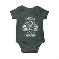 Rock Collector Baby Onesie I'm Not Lost I'm Collecting Rocks Geologist