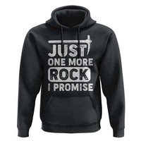 Rock Collector Hoodie Just One More Rock I Promise