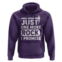 Rock Collector Hoodie Just One More Rock I Promise