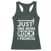 Rock Collector Racerback Tank Top Just One More Rock I Promise