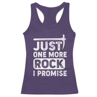 Rock Collector Racerback Tank Top Just One More Rock I Promise