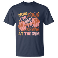 Gymer T Shirt Down Bad Crying At The Gym Groovy Bow Coquette - Wonder Print Shop