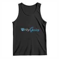 Funny Gymer Tank Top Only Gains Fitness
