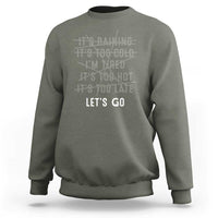 Gymer Sweatshirt Let's Go Gym No Reasons Fitness Motivation - Wonder Print Shop