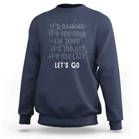 Gymer Sweatshirt Let's Go Gym No Reasons Fitness Motivation - Wonder Print Shop