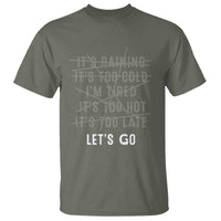 Gymer T Shirt Let's Go Gym No Reasons Fitness Motivation - Wonder Print Shop