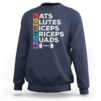 LGBTQ Gymer Sweatshirt Lats Glutes Biceps Triceps Quads - Wonder Print Shop