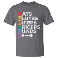 LGBTQ Gymer T Shirt Lats Glutes Biceps Triceps Quads - Wonder Print Shop