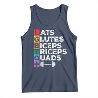 LGBTQ Gymer Tank Top Lats Glutes Biceps Triceps Quads