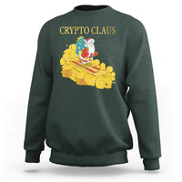 Funny Christmas Bitcoin Crypto Claus Sweatshirt - Wonder Print Shop