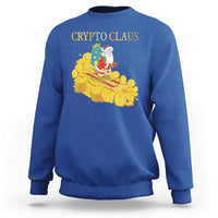 Funny Christmas Bitcoin Crypto Claus Sweatshirt - Wonder Print Shop