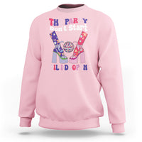 The Party Don't Start Till I Drop In Boujee Disco Ball Retro Groovy Sweatshirt - Wonder Print Shop