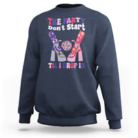 The Party Don't Start Till I Drop In Boujee Disco Ball Retro Groovy Sweatshirt - Wonder Print Shop