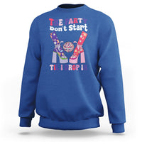 The Party Don't Start Till I Drop In Boujee Disco Ball Retro Groovy Sweatshirt - Wonder Print Shop