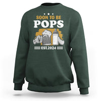 Soon to be Pops 2024 New Daddy Announcement Sweatshirt - Wonder Print Shop