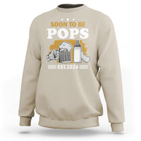 Soon to be Pops 2024 New Daddy Announcement Sweatshirt - Wonder Print Shop