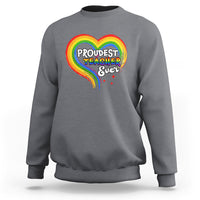 LGBT History Month Sweatshirt Proudest Teacher Ever Teaching Proud Rainbow - Wonder Print Shop