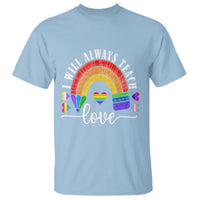 LGBT History Month T Shirt Proudest Teacher Ever Teaching Proud Rainbow - Wonder Print Shop