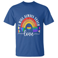 LGBT History Month T Shirt Proudest Teacher Ever Teaching Proud Rainbow - Wonder Print Shop