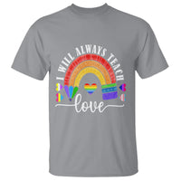 LGBT History Month T Shirt Proudest Teacher Ever Teaching Proud Rainbow - Wonder Print Shop