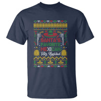 Funny Mexico Xmas Feliz Navidad T Shirt Santa' Favorite Mexican - Wonder Print Shop