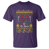Funny Mexico Xmas Feliz Navidad T Shirt Santa' Favorite Mexican - Wonder Print Shop