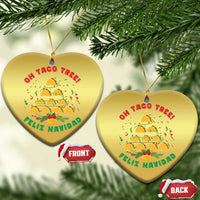Funny Mexico Xmas Christmas Ornament Oh Taco Tree Tacos Lover - Wonder Print Shop