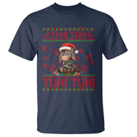Funny Mexico Xmas T Shirt Tuki Tuki Burrito Cute Donkey Feliz Navidad - Wonder Print Shop