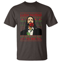 Funny Mexico Xmas T Shirt Llega Navidad Y Yo Sin Ti Mexican Pop Star - Wonder Print Shop